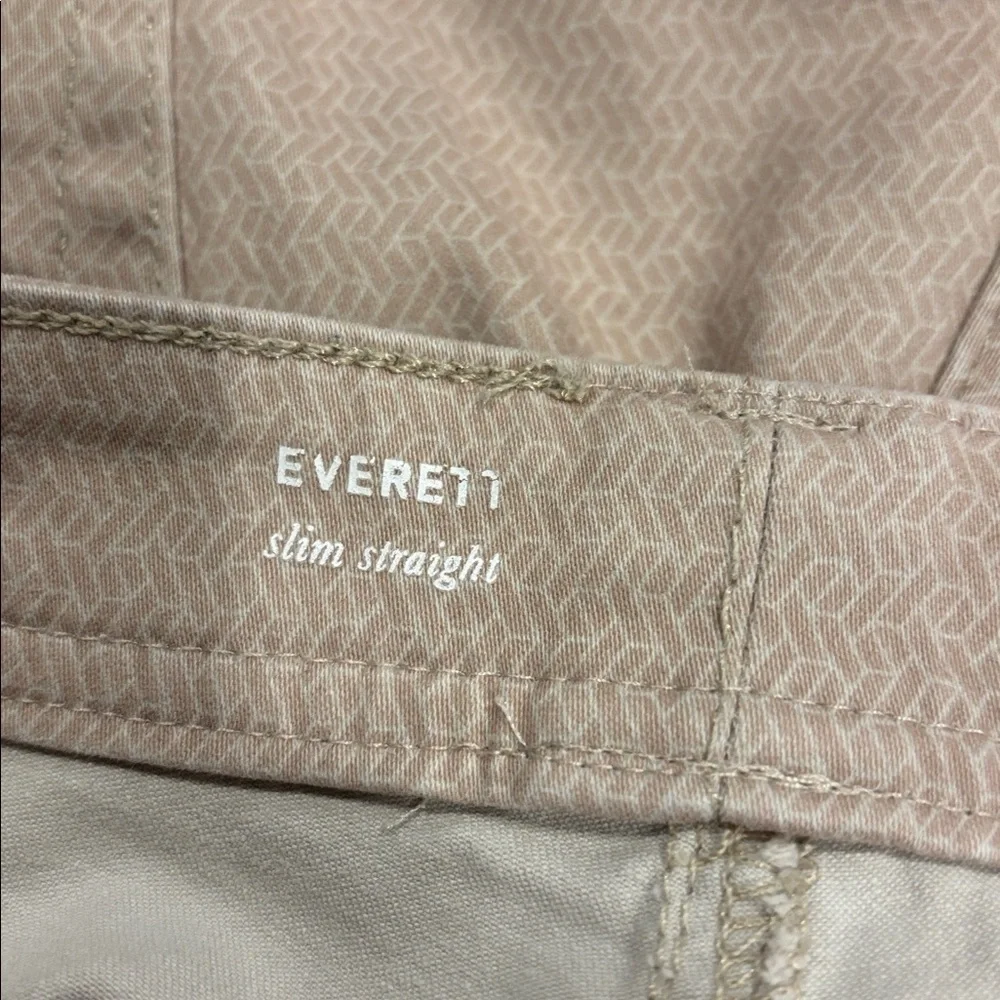 Men's Adriano Goldschmied Everett slim straight white herringbone Pants 35 x 32 - Picture 7 of 9